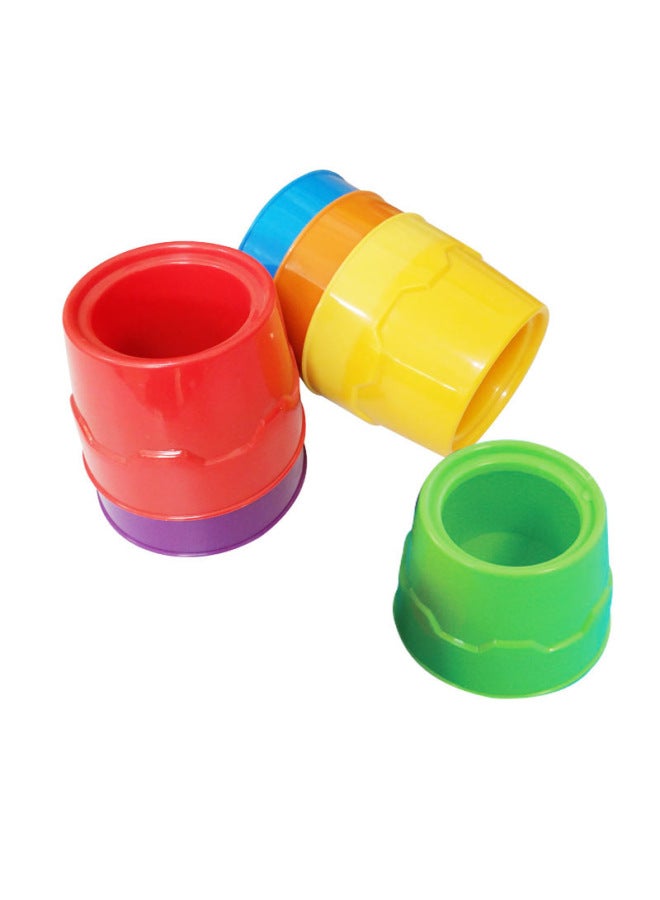 Color Water Tank Red Yellow Blue Green Orange Purple Water Storage Tank 6 Children Handmade DIY Making Materials Kindergarten Toys-Color:Red Yellow Blue Green Orange Purple - Image 2