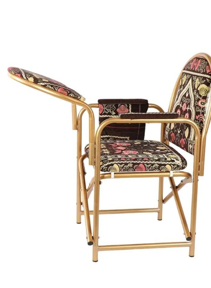 ريبنيو كرسي صلاة خفيف ومريح قابل للطي والتخزين لون بني - Image 3