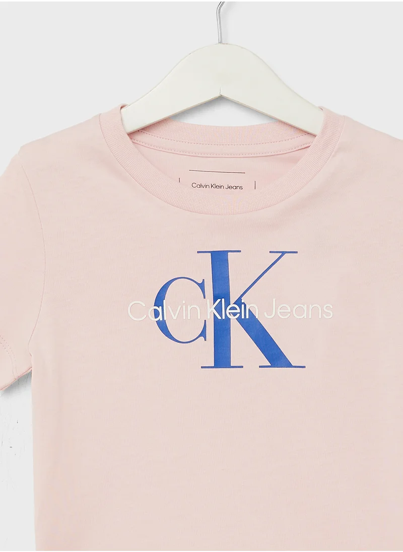 كالفن كلاين جينز Kids Graphic Logo T-Shirt