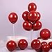 YMSZ Red Latex Party Balloons 50 pcs 12 Inch Dark Red Balloons for Wedding Birthday Party Valetines Day New Year Christmas Party Decorations - Image 3