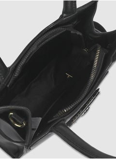 Haute Sauce Buckle Mini Handbag - Black  - Image 5