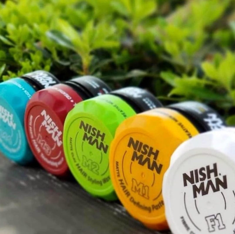 NISHMAN nish man KERATIN Hair Styling Matte Clay Wax - Men’s Hair Styling Natural Shine Strong Hold Gel Wax for Men 100ml - 3.38 Oz. (Keratin M2) - Image 4