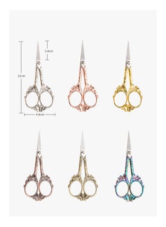 Elegant 4.7 in Sewing and Embroidery Scissors - Ideal for Craft, Cross Stitch, Needlework, Artwork, Thread, and Yarn Cutting (Rainbow) - pzsku/Z021CBA3C4F055F61B027Z/45/_/1695912177/143fe389-8b47-488b-8e67-d846ac3b36aa