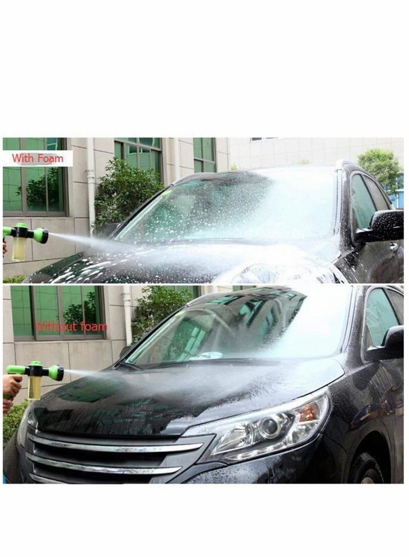 Attachment Spray Gun Foam Sprayer Gun Garden Water Hose Foam Nozzle Soap Dispenser Gun for Car Washing Pets Shower Plants Watering