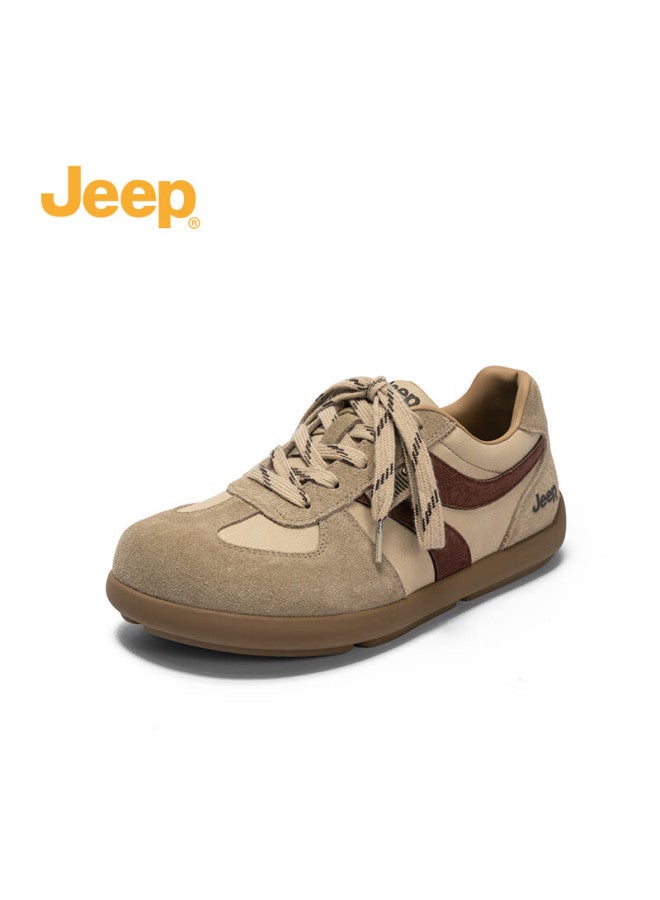 Jeep Jeep Retro Casual Breathable Women's Comfortable Fashion Ugly Cute Flat Shoes Grey 40 - Image 2