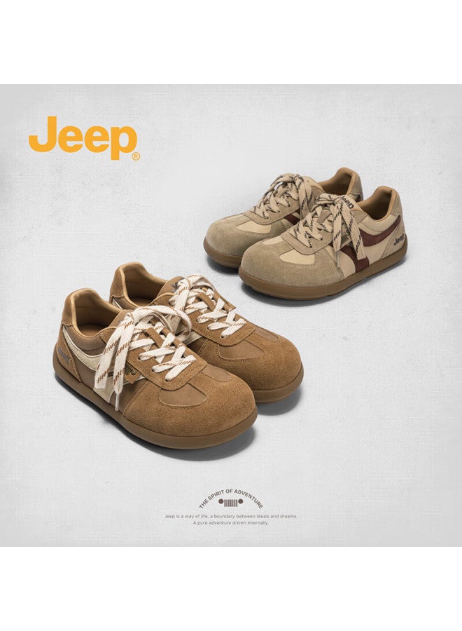 Jeep Jeep Retro Casual Breathable Women's Comfortable Fashion Ugly Cute Flat Shoes Grey 40 - Image 5