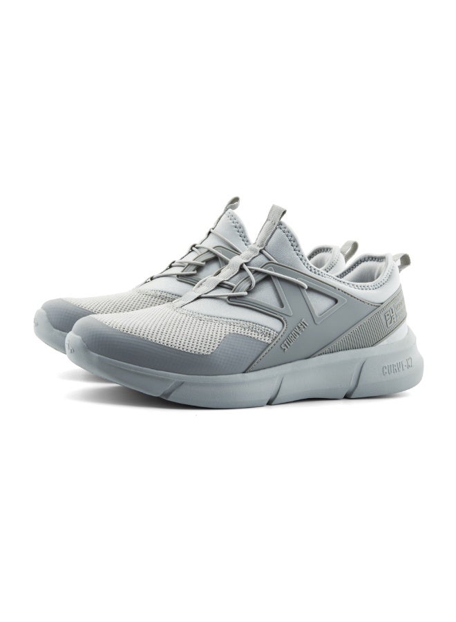 PUCA Sneakers for Men | Light Weight Casual Men's Shoes with Mesh Outer | X-Square Grey - Image 2