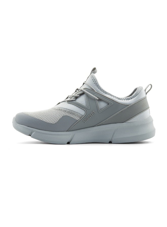PUCA Sneakers for Men | Light Weight Casual Men's Shoes with Mesh Outer | X-Square Grey - Image 4