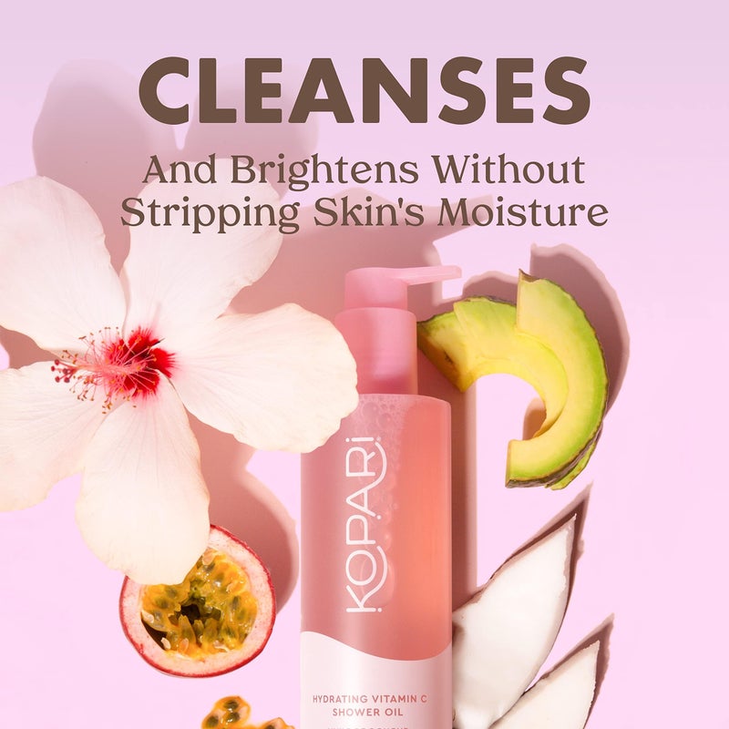 Kopari Sudsy Shower Oil - Skin Cleansing, Moisture Locking, Skin Hydrating Shower Oil (8.4oz) - Image 2