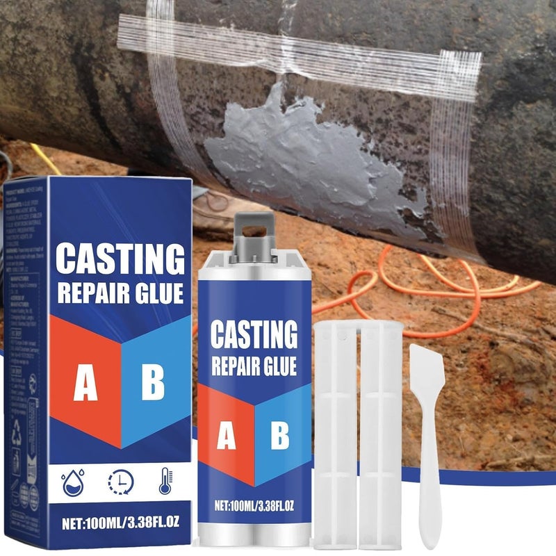 إكسفور لاصق المعادن: روابط متينة وعالية القوة للصلب، غراء إصلاح مقاوم للحرارة للحام أ و ب، إصلاح وربط المعادن - Image 2