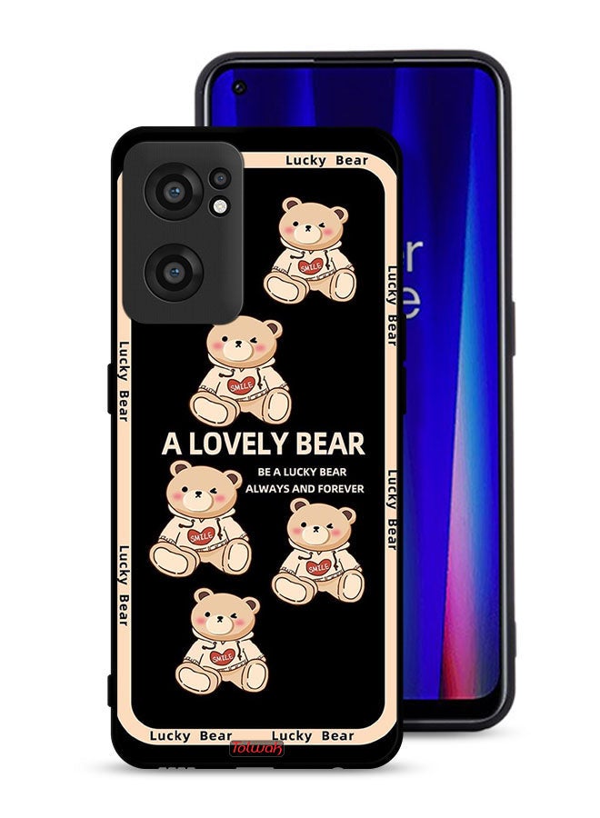 Tolwak OnePlus Nord CE 2 5G Protective Case Cover A Lovely Bear - Image 1