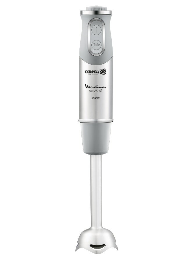 Moulinex Hand Blender | Quickchef Lite Hand Stick Blender |  20 speeds | 500ml chopper | beaker | Stainless Steel | 2 Years Warranty DD656D27 Stainless steel / Quartzite - Image 2