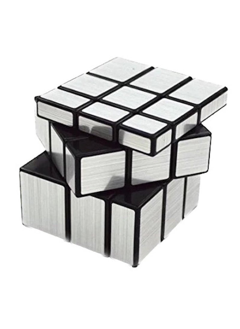 QiYi - Qiyi Mirror 3x3 Silver Non-Magnetic Speedcube - Image 1