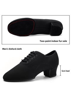 Generic Mens Latin Ballroom Dance Shoes Two-Point Sole 5cm with indoor fur bottom 
