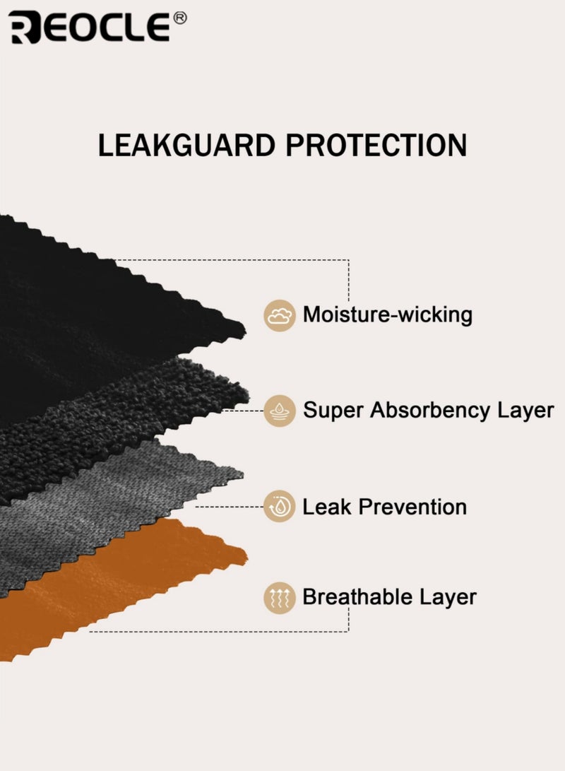 REOCLE 2PCS Women's High Waisted Tummy Control Cotton Briefs with Antibacterial Soft Lace Trim Butt Lifting and Shaping Elegant Lace Underwear for Everyday Comfort - Image 4