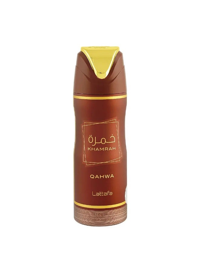 Lattafa Khamrah Qahwa by Lattafa for Unisex - Perfume Spray - 200ml - Image 1
