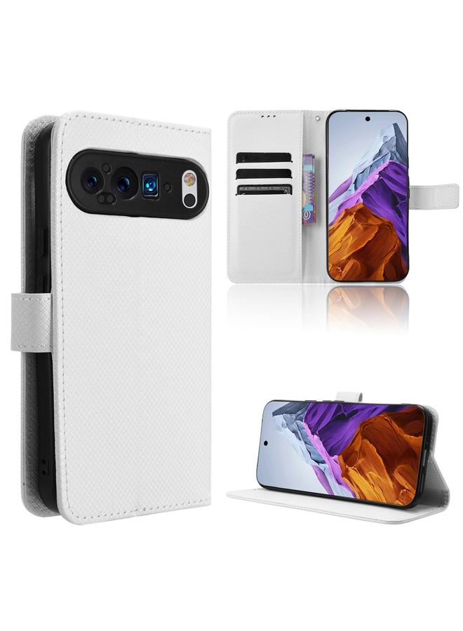 S-TOP Case For Google Pixel 9 Pro Diamond Texture Leather Phone Case - Image 1