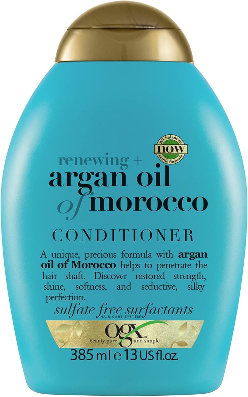 OGX, Conditioner, Renewing+ Argan Oil of Morocco, New Gentle & PH Balanced Formula, 385ml - Image 1