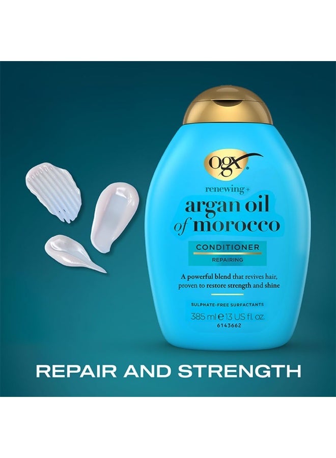 OGX, Conditioner, Renewing+ Argan Oil of Morocco, New Gentle & PH Balanced Formula, 385ml - Image 4