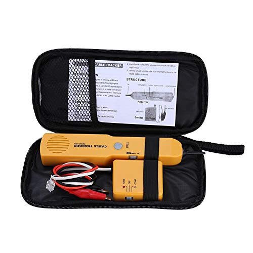 ZERONE Wire, Multifunctional Cable Tester for Ethernet Network Cable Collation, RJ11 Network Toner Wire Tone Line Finder Detector Networking Tool - Image 1