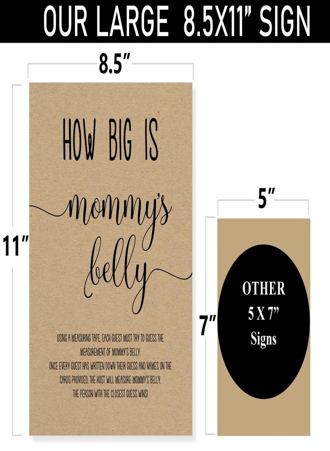 All-Ewired-Up All Ewired Up How Big is Mommy's Belly? Kraft (54 Pieces) Fun, Easy Baby Shower Game, Gender Neutral Unisex - Image 3