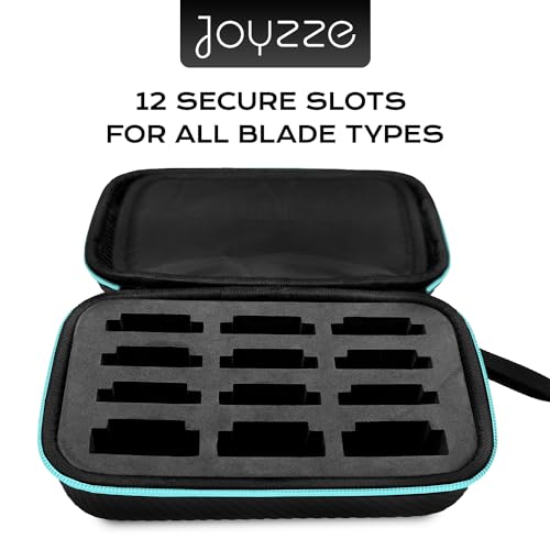 JOYZZE Blades Storage Case Organize and Protect Your 12 Blades with this Convenient Storage Solution Grooming Clipper Blade Case Holder Organizer - Image 3