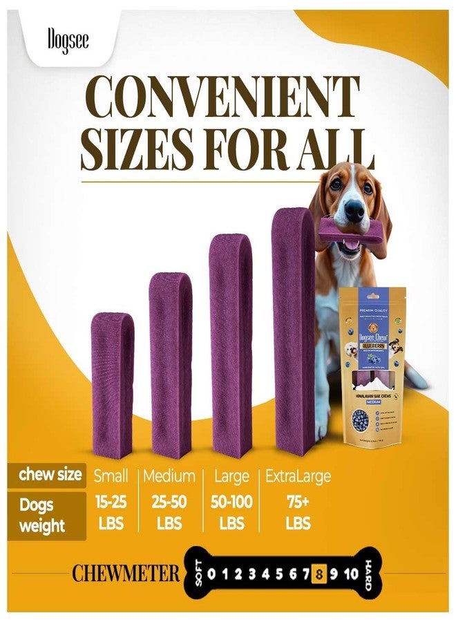 Dogsee Blueberry Flavor Himalayan Yak Cheese Dental Chews for Dogs 140g (Medium - 2 Chews) |Dog Treats Healthy | Cleans Teeth & Freshens Breath | No Grain, No Gluten | Dog Chews Rawhide Free - Image 5