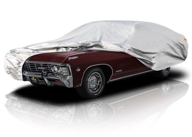 Kayme Car Cover Waterproof All Weather for Large Sedan,Outdoor Cover Fit for Ford Crown Victoria, Cadillac DTS, Grand Marquis, Lincoln Continental Town Car, Chevy Impala Caprice (209 to 218 inch) - Image 1