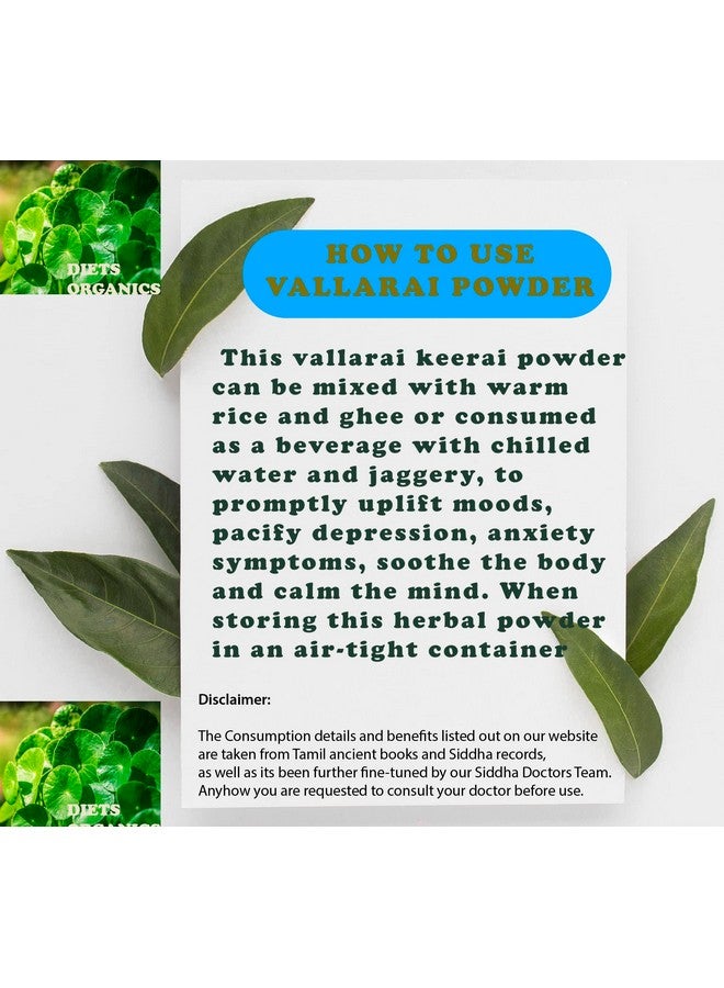 DIETS ORGANICS Vallarai Powder/Brahmi powder for hair growth-25G pack of 1 - Image 4