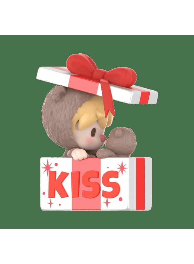 حبة حلوة سلسلة لغة الحب تماثيل من بوب مارت (1 عشوائي)