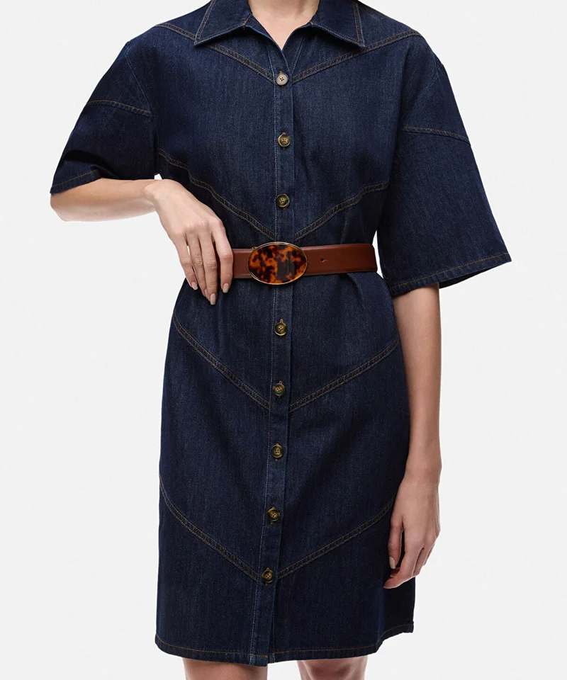 ابيكول Tortoiseshell Buckle Belt