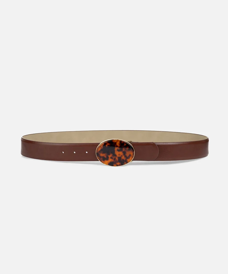 ابيكول Tortoiseshell Buckle Belt