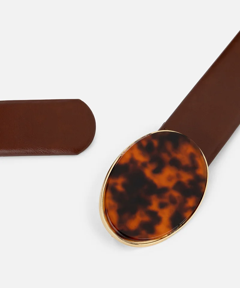 Ipekyol  Tortoiseshell Buckle Belt for Women | Best Price UAE