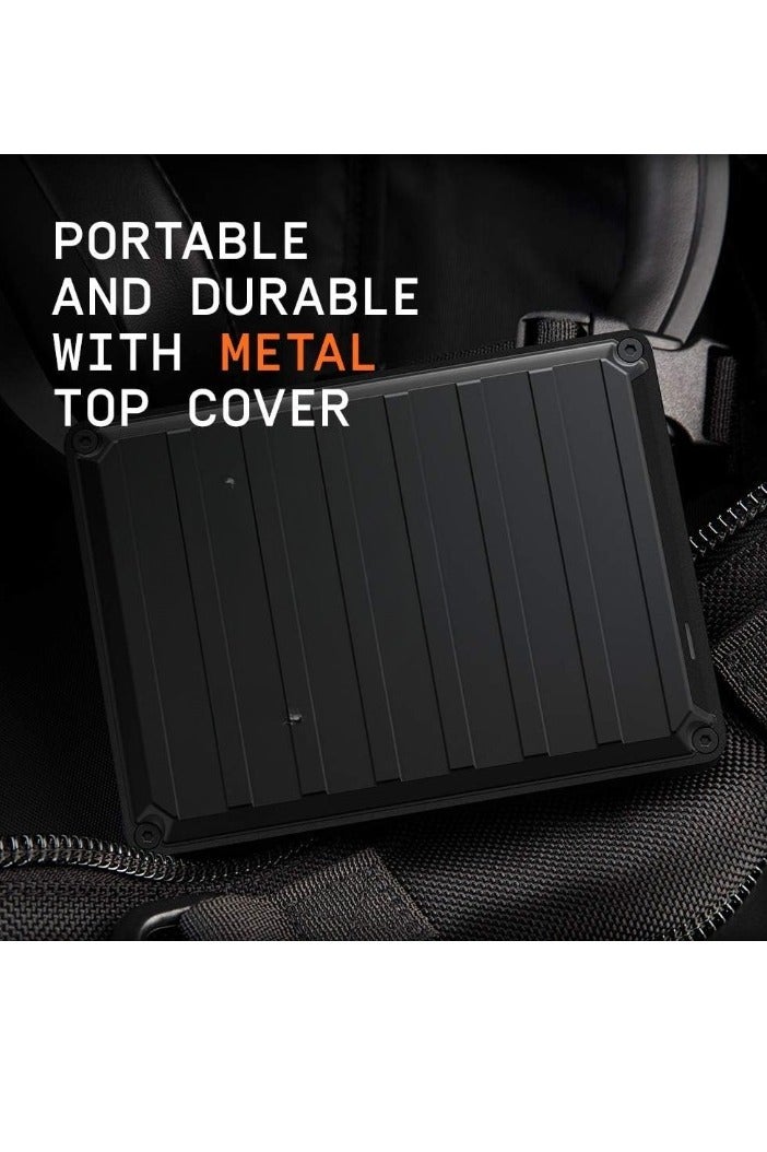 External Hard Drive, Lightweight And Portable Game Drive, Easy To Carry Digital Mobile Metal Hard Drive, Fast Data Transfer Storage Drive, (1pc, Black, 2TB) - Image 3