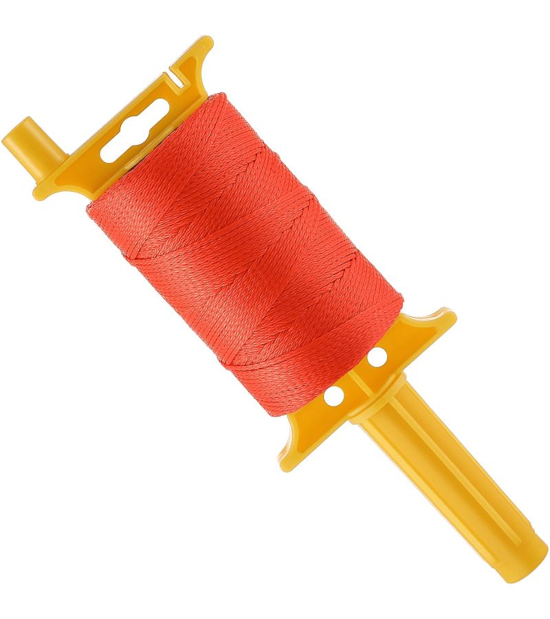 Mason String Line Reel 540ft Braided Nylon Kit Leveling Tool Orange - Image 1