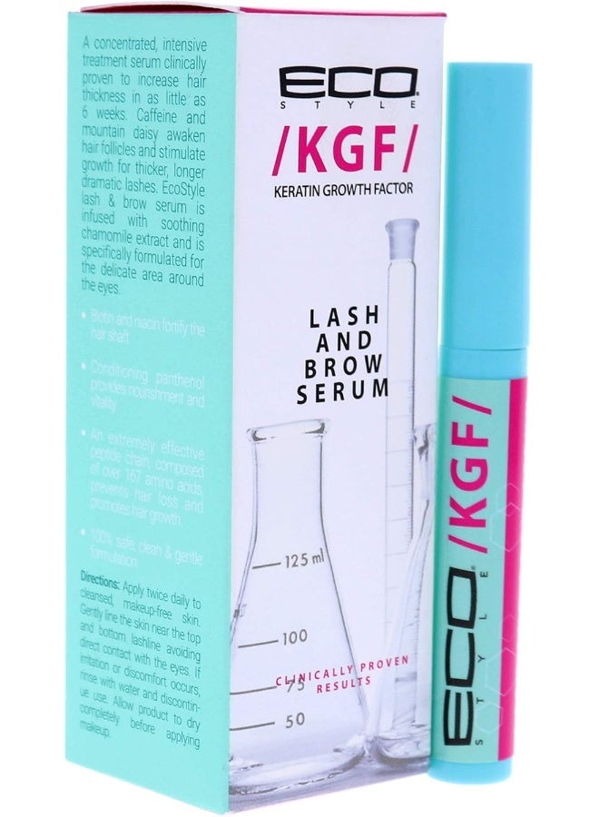 Eco Style سيروم كGF للرموش والحواجب من إيكو ستايل للرجال والنساء 0.16 أونصة - Image 5