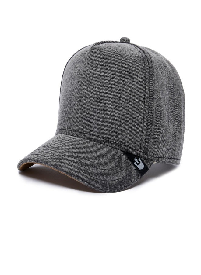 جورين بروس. قبعة سائق شاحنة قابلة للتعديل للجنسين من مجموعة "ذا فارم نيودز" من جورين بروس، GB101-دينيم (رمادي)، مقاس واحد - Image 1