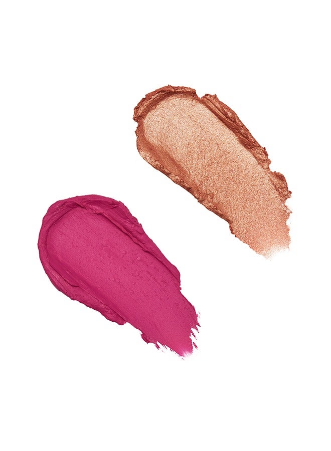 Makeup Revolution Blush & Highlight Stick Champagne Shine - Image 4