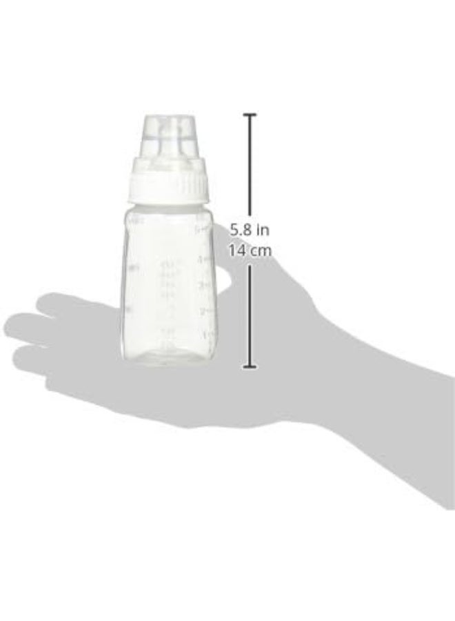 NUK Gerber First Essentials Clear View Silicone Bottle, Slow Flow, 5 Ounce - Image 2