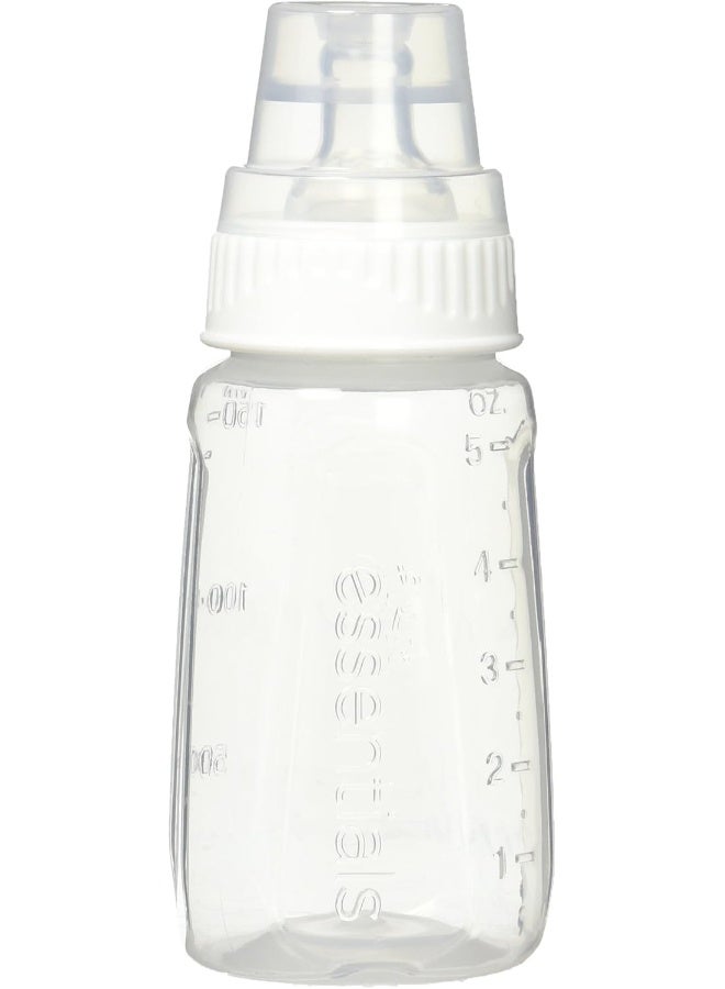 NUK Gerber First Essentials Clear View Silicone Bottle, Slow Flow, 5 Ounce - Image 1