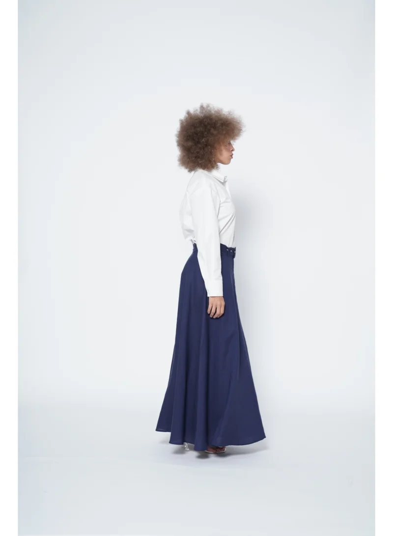 Ashita Fernandes Elegant High-Waist Maxi Skirt