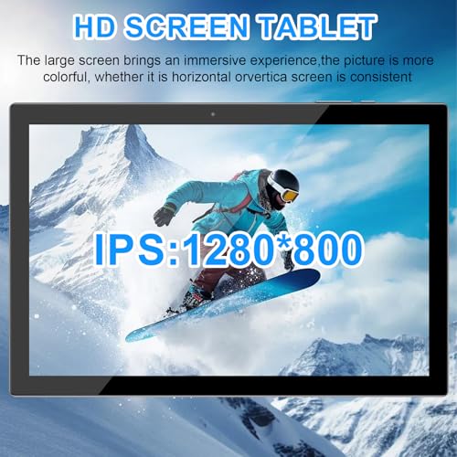 Aheadlink Android 15 Tablet, 10 inch 2 in 1 Tablets with Keyboard, 18GB RAM 128GB ROM 2TB Expand, Quad-Core 2.0Ghz CPU, 5G WiFi 6, BT5.0, 1280x800 HD Touchscreen, 6000mAh, Widevine L1, GMS Tablet, Black - Image 5