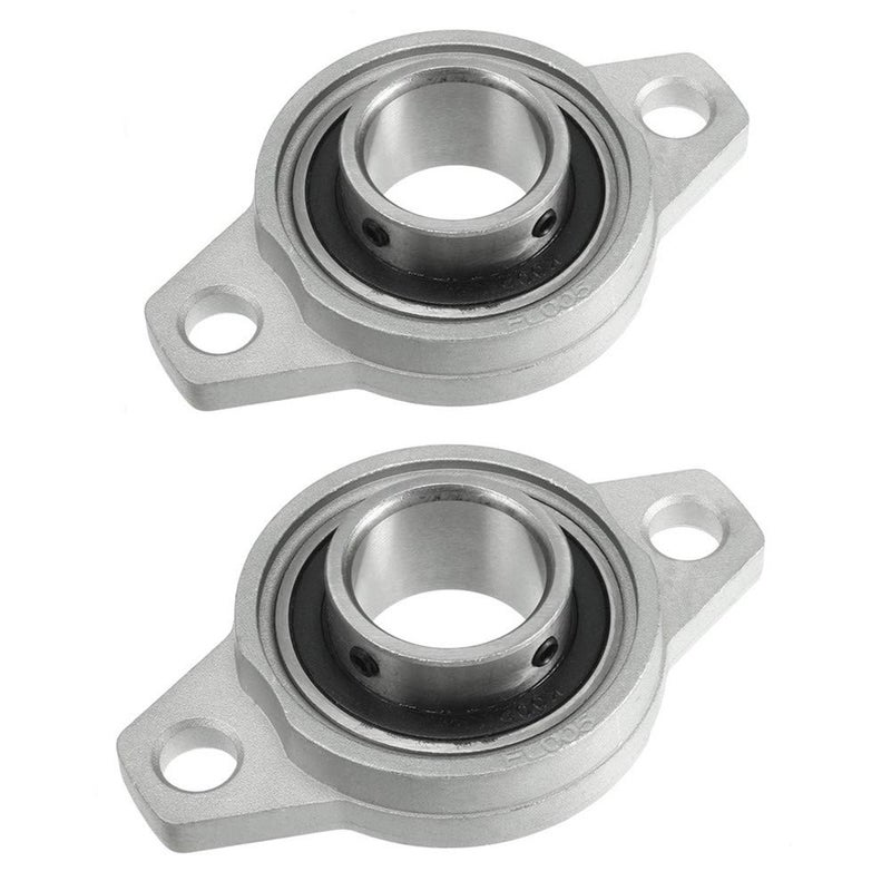 Xnrtop KFL005 25mm Zinc Alloy Self Aligning Pillow Block Flange Bearing, Zinc Pack of 2 - Image 5