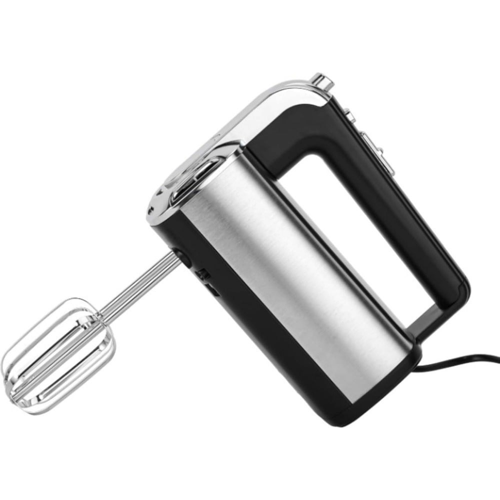 Electric Hand Mixer with 5 Speeds, Stainless Steel Beaters and Dough Hooks, for Baking, Whipping, Mixing and Kneading