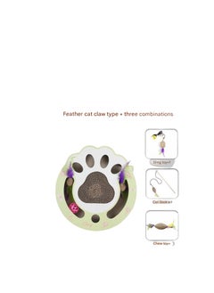 A.M Cat Scratch Pad, Cat Paw Cat Scratcher, Cardboard Toys for Indoor Cats, Scratcher Toy, Ball Track Cat Toys, Cats Grinding Claw Scratcher, Protector For Furniture From Cat Scratch  - Image 2