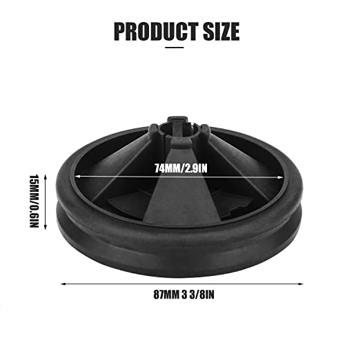 Mellbree Garbage Disposal Splash Guards, 3 3/8" EPDM Rubber Drain Insert for InSinkErator Evolution Series 2024 Upgraded Rubber QCB-AM Sink Disposal Splash Guard（2-Pack） - Image 2