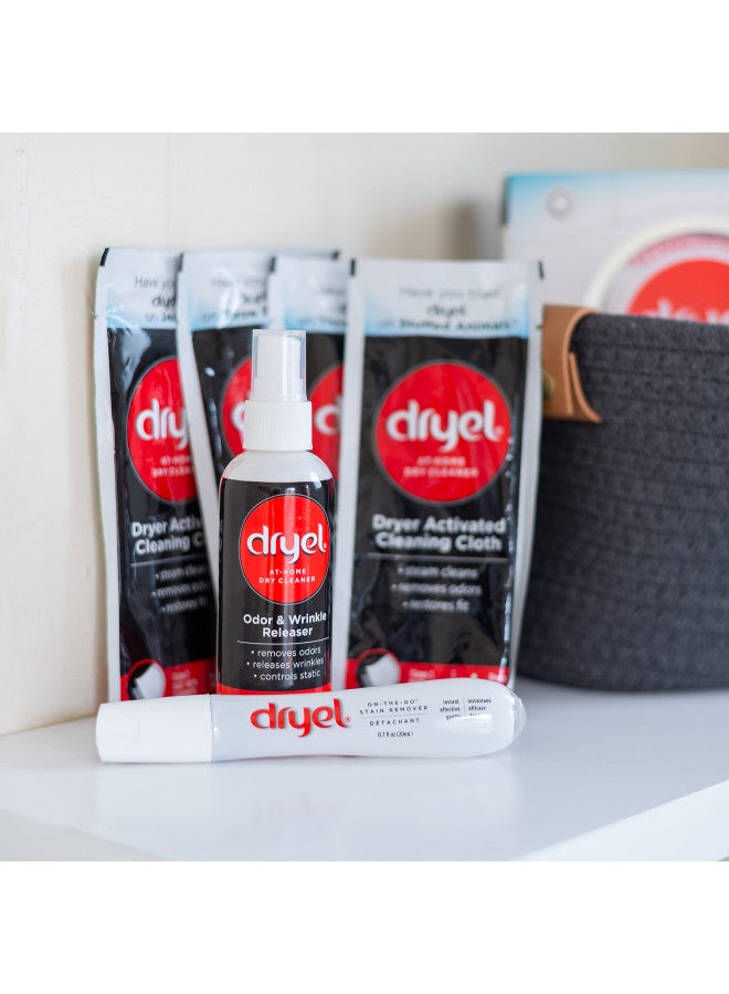 Dryel At-Home Dry Cleaner Refill Kit, Includes Dry Cleaning Cloths and To-Go Stain Removal Pen - 10 Load Capacity - Image 2