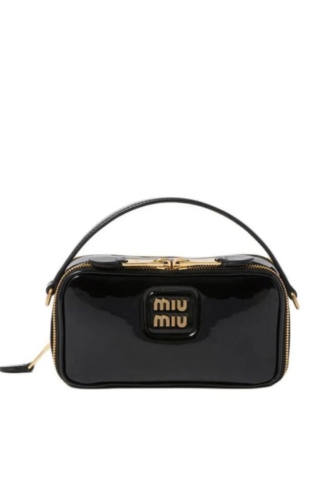 MIU Leather Leather Shoulder Bag Envelope Pocket With Removable and Adjustable Leather Shoulder Strap