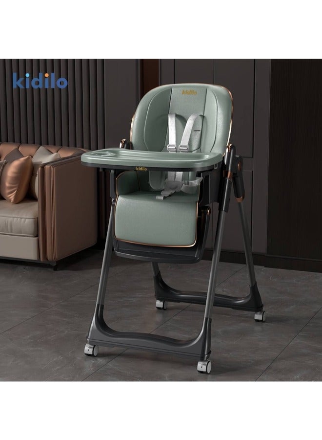 كيديليو كرسي طعام للأطفال عالي الجودة قابل للطي - متعدد الوظائف ومحمول(8122) - Image 2