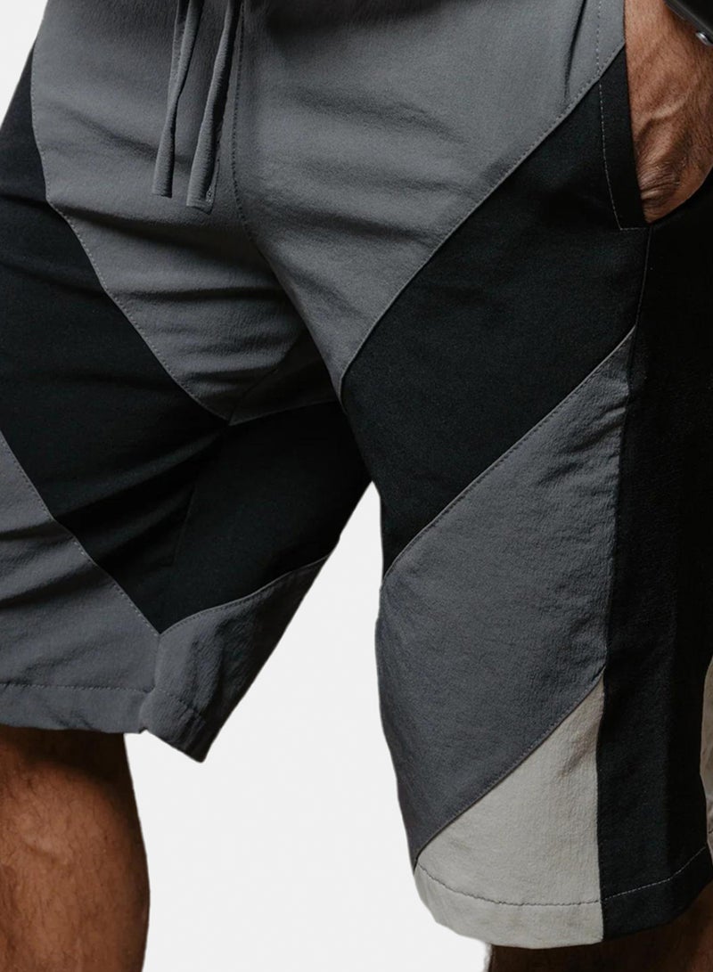 Stache Color Block Shorts - Image 1